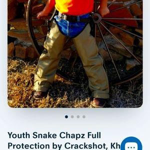 Youth Small Snake Chapz